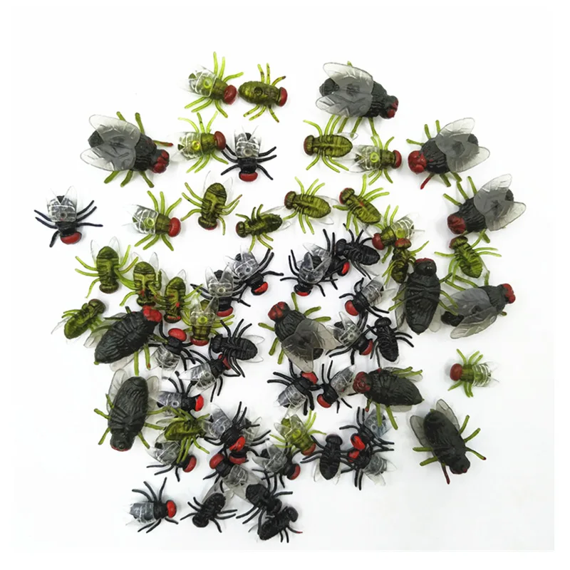 

10/20 шт. Новинка обманчивые мухи фрукты мухи модель игрушки Мультяшные животные модель дети Хэллоуин смешные искусственные игрушки