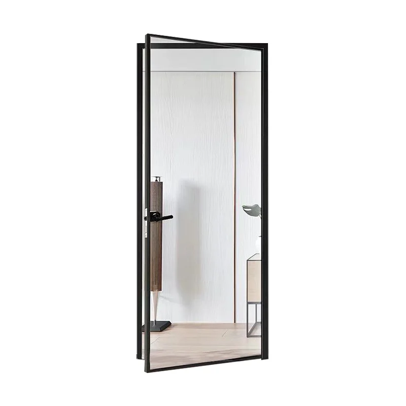 

Extremely narrow swing door single package toilet waterproof and moisture-proof Changhong oil sand glass titanium magne