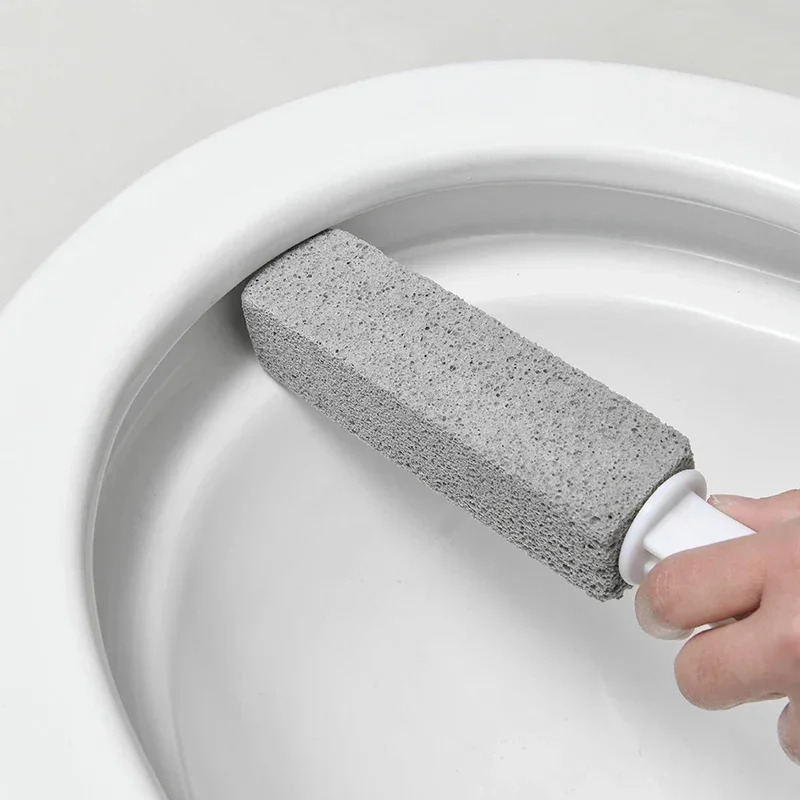 WC Toilet Cleaning Brush Pumice Stone Toilet Brush Bathroom Wand Tile Sink Bathtub Limescale Stain Remove Washing Cleaning Tool