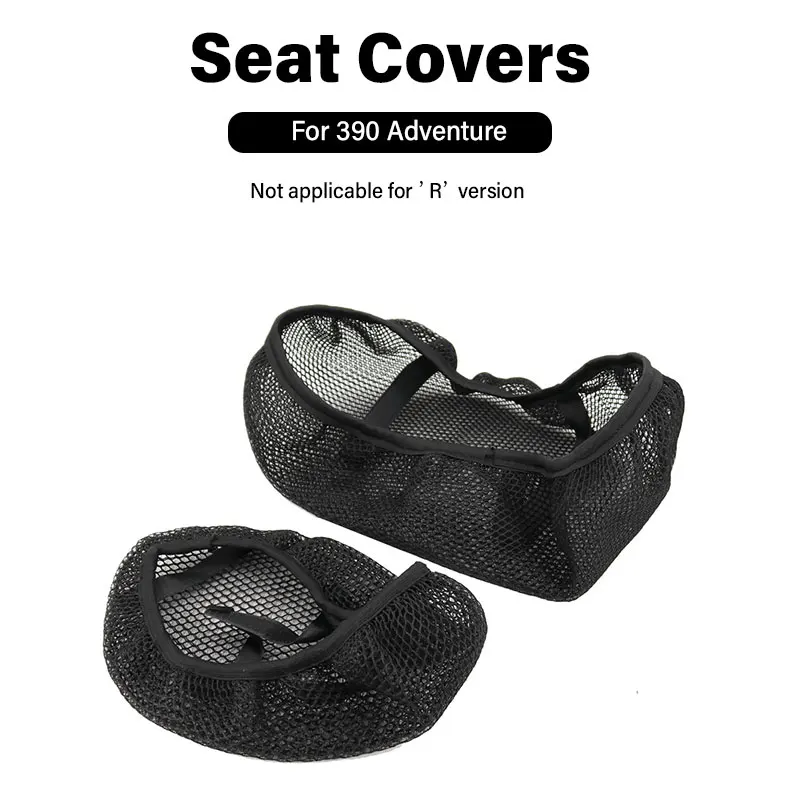 For 390 Adventure 390ADV Motorcycle Protection Heat Insulation Mesh Fabric Saddle Seat Net Anti-Slip Cushion Seat Cover