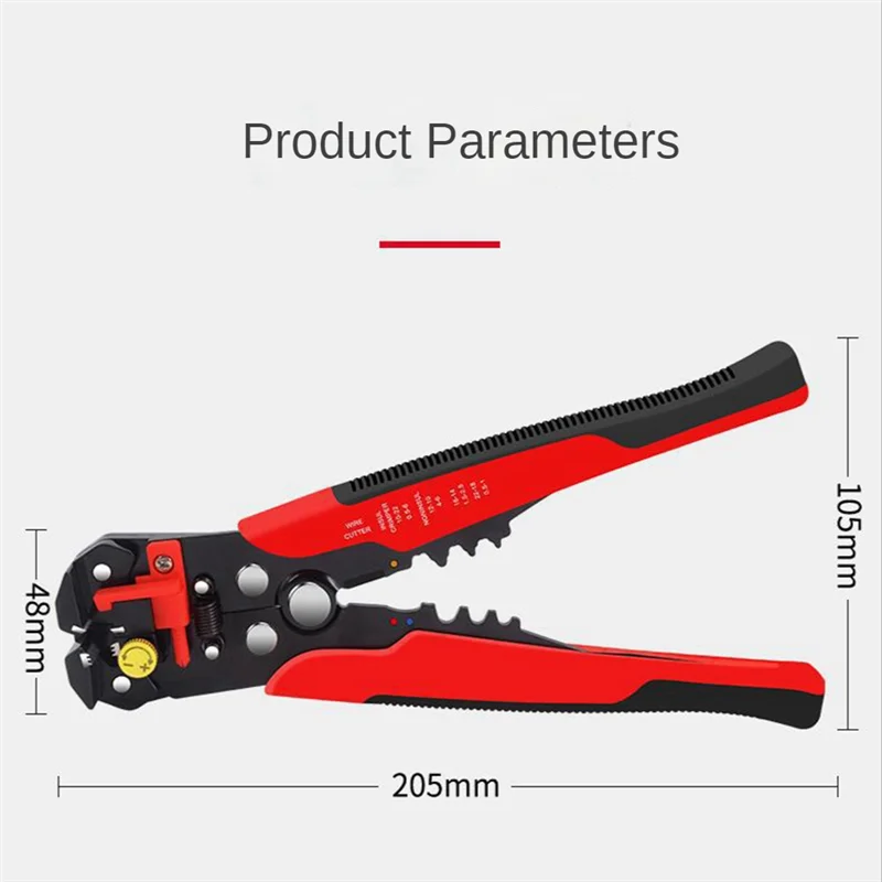 Multifunctional Stripping Pliers Electrician Special Tools Five in One Crimping Pliers Automatic Pulling Shears