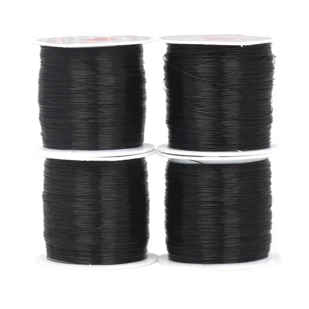 150-10Meter 0.2-0.8MM Black Transparent Non-Stretch Strong Fish Line Bead Rope Nylon Wire String For Jewelry Making Finding