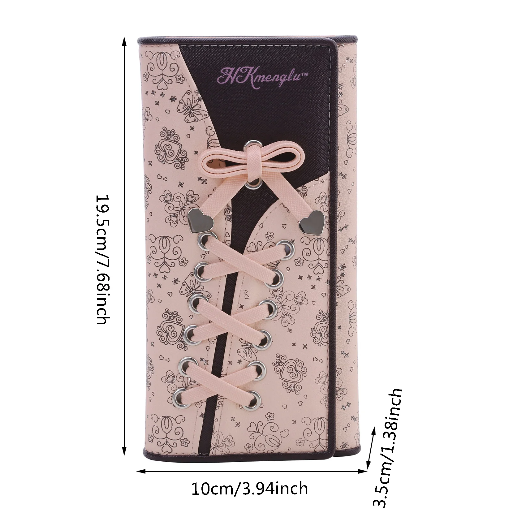 Fashion Ladies Wallet Bowknot PU Long Wallet Women Coin Purse