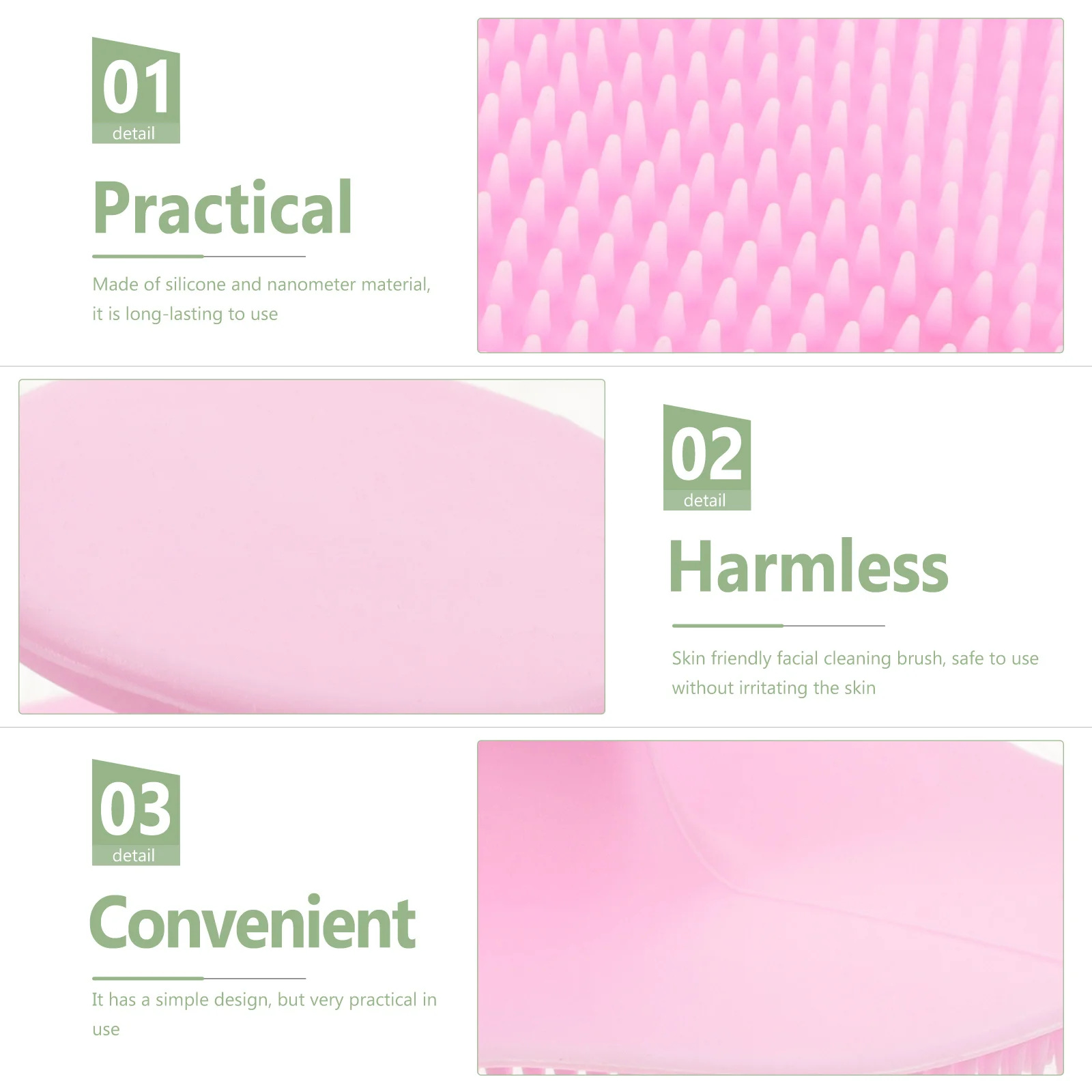 فرشاة وجه من السيليكون للتنظيف العميق، أداة العناية بالبشرة اللطيفة، مقشر الوجه للرجال والنساء، مقشر التنظيف #6