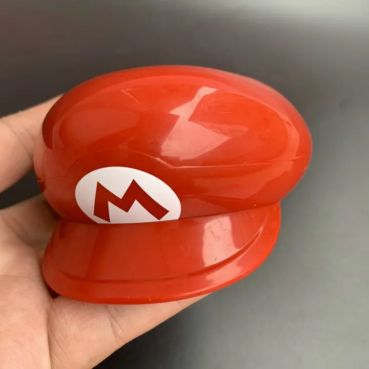 Super Mario Bros Cute Hat Suitable For Large Plastic Hat Car Desktop Decoration In Stock Little Boy Children's Day Birthday Gift