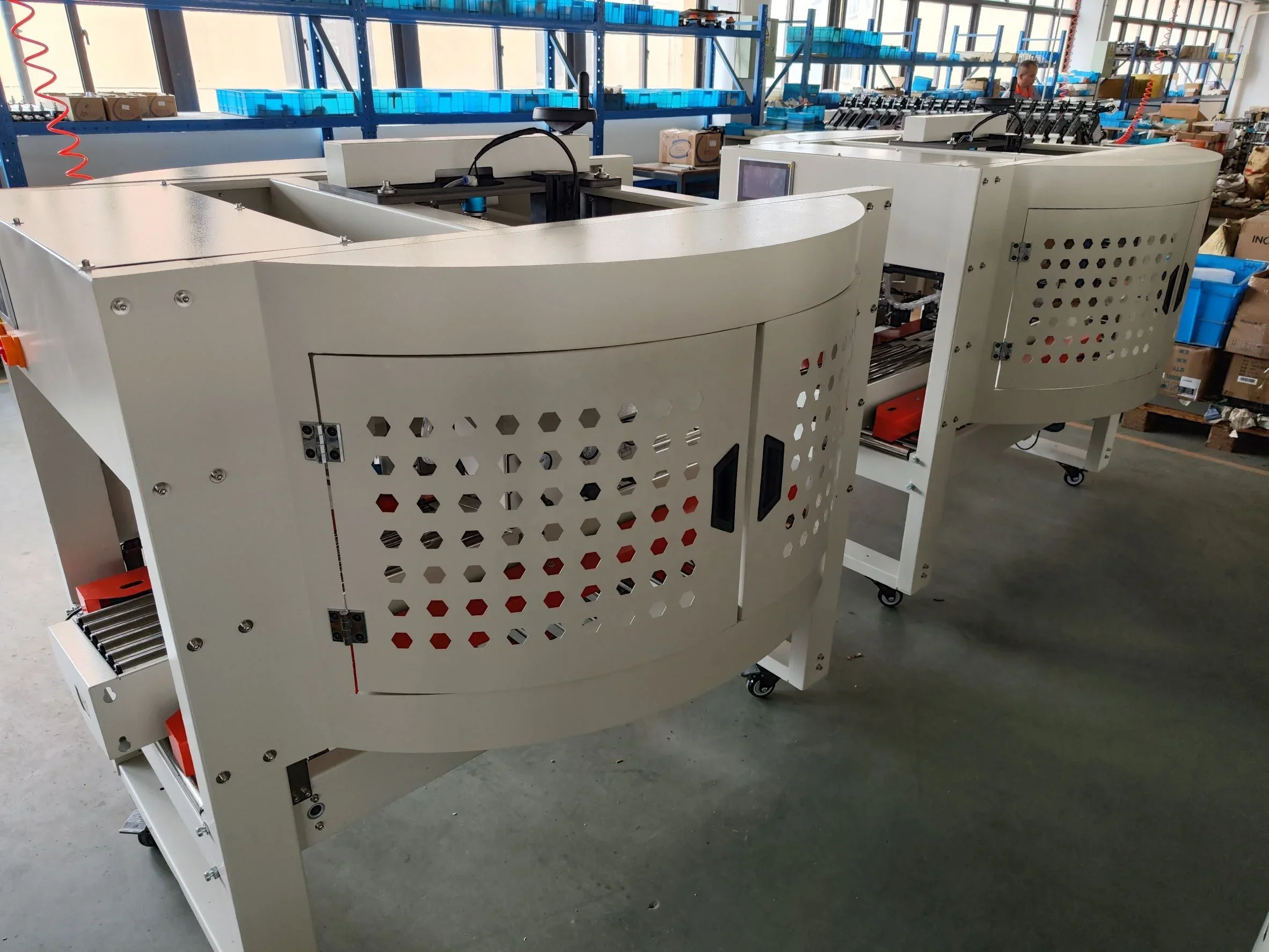 Automatic Foam Box Tape Full Wrap Sealing Machine