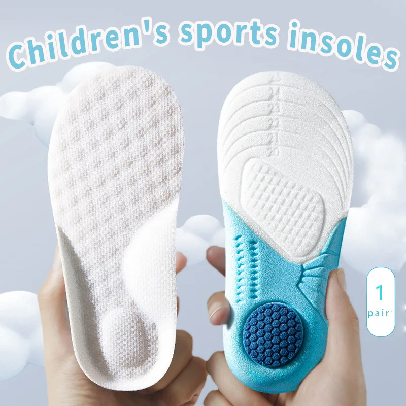 Kids Memory Foam Orthopedic Insoles for Children Plantar Fasciitis Arch Support Orthotic Comfort Shoe Sole Sports Running Insole