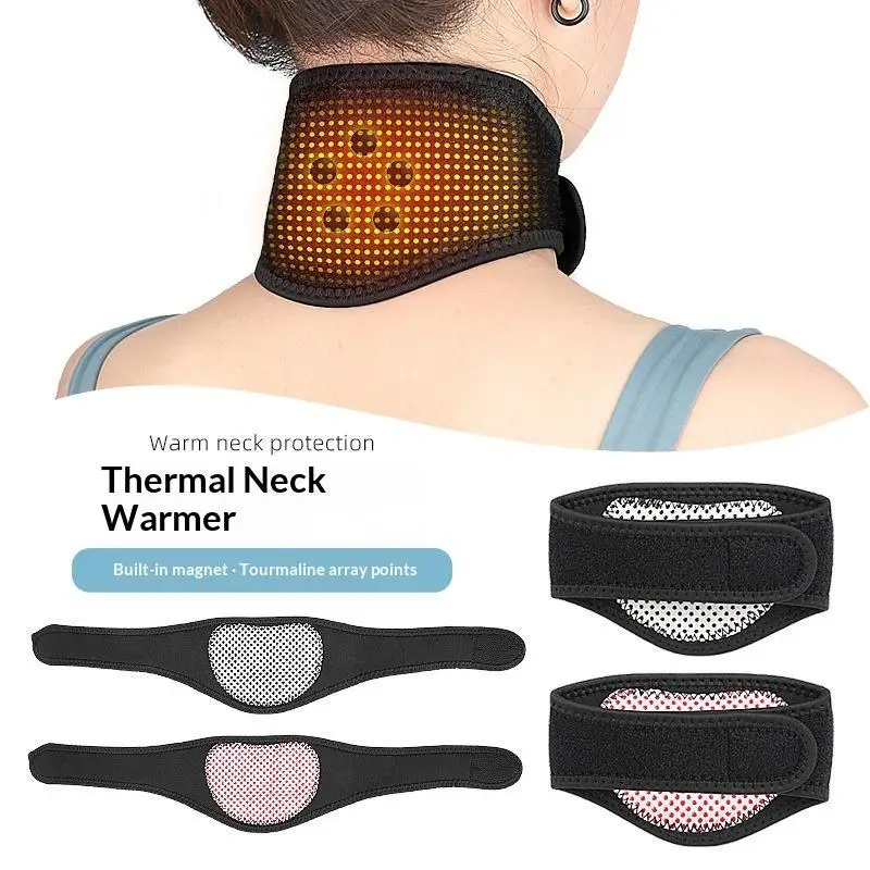 1Pcs Magnet Cervical Neck Care Collar Far Infrared Relaxation Magnetic Neckband Tourmaline Self-Heating Pads