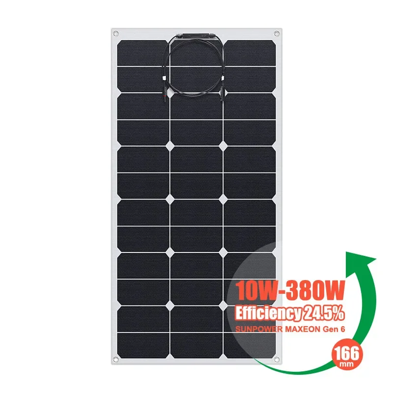 Hot Sale 120 Watt Solar Panels Flexible Marine Solar Panels 100 Watt RV Yacht Flexible Solar Panels