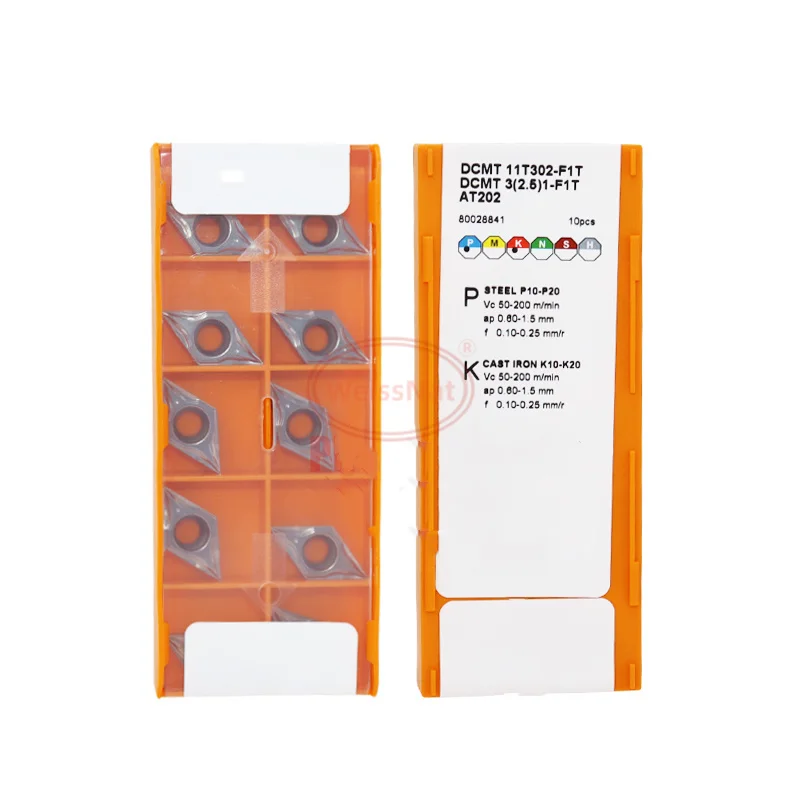 

DCMT11T304 DCMT11T308 DCMT070204 DCMT11T302 DCMT070202- Вставка металлокерамики DCMT