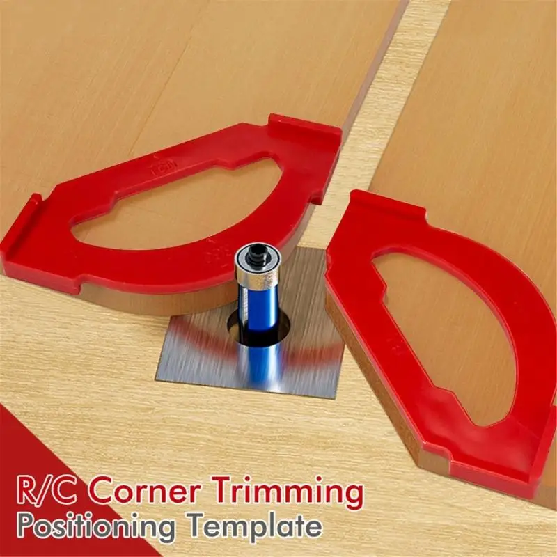 2025 New 4pcs Portable Woodworking Corner Radius Guides for Easy and Precise Edges Work