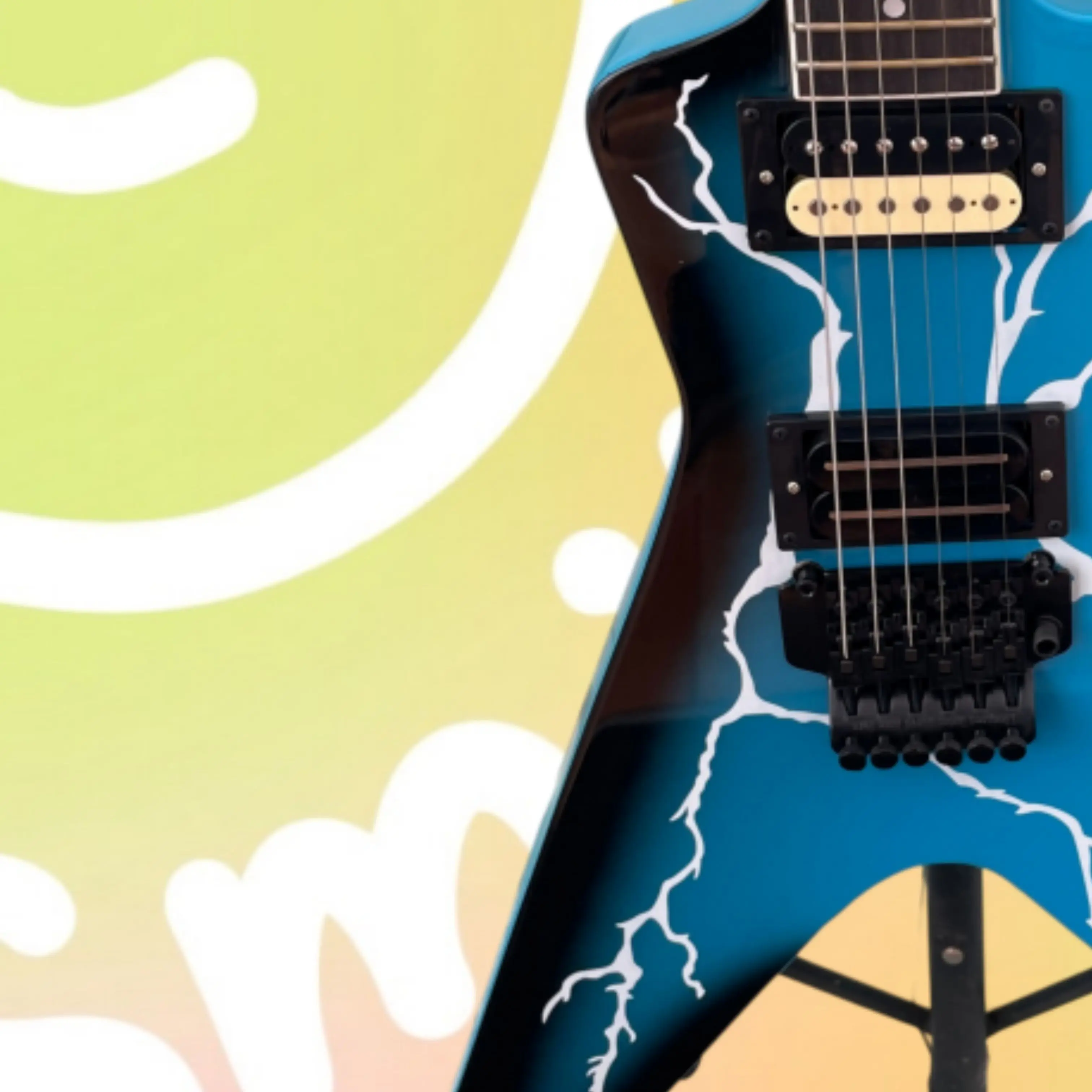 Cost-Effective Blue-Black Gradient Electric Guitar,HH Pickups, 22-Fret Rosewood Fingerboard Guitars,Black Hardware Guitarra