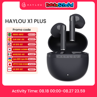 ​HAYLOU X1 Plus True Wireless Earphones TWS Bluetooth 5.4 Headphones Low Latency Gaming Competitive 4 Mics+ENC HD Call Headsets