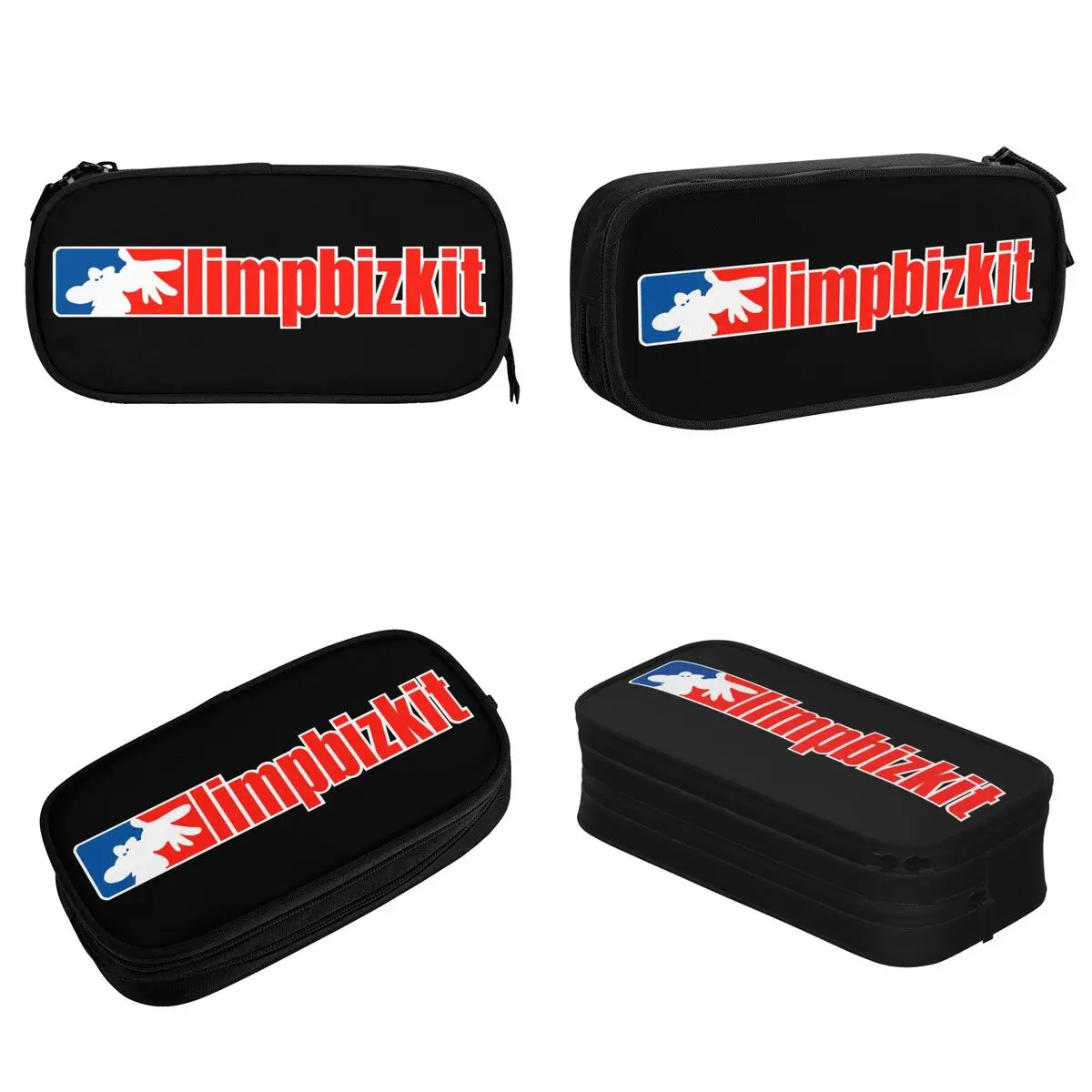 Limp Bizkit Logo Pencil Cases Cute Band Pen Box Bag Girls Boys Big Capacity Students School Gift Pencilcases