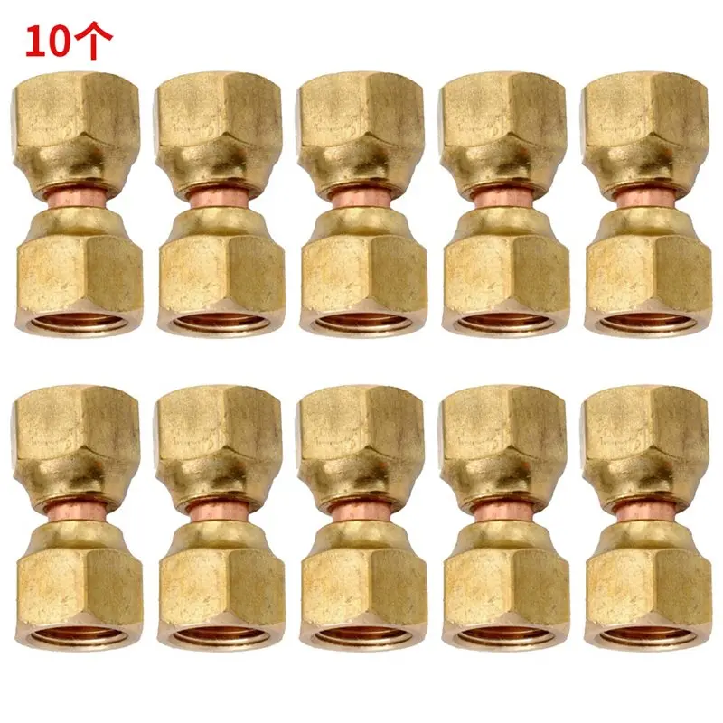 

ABKP-ICS Industries - 3/8 OD Brass Flare Swivel Nuts (10 Pack)