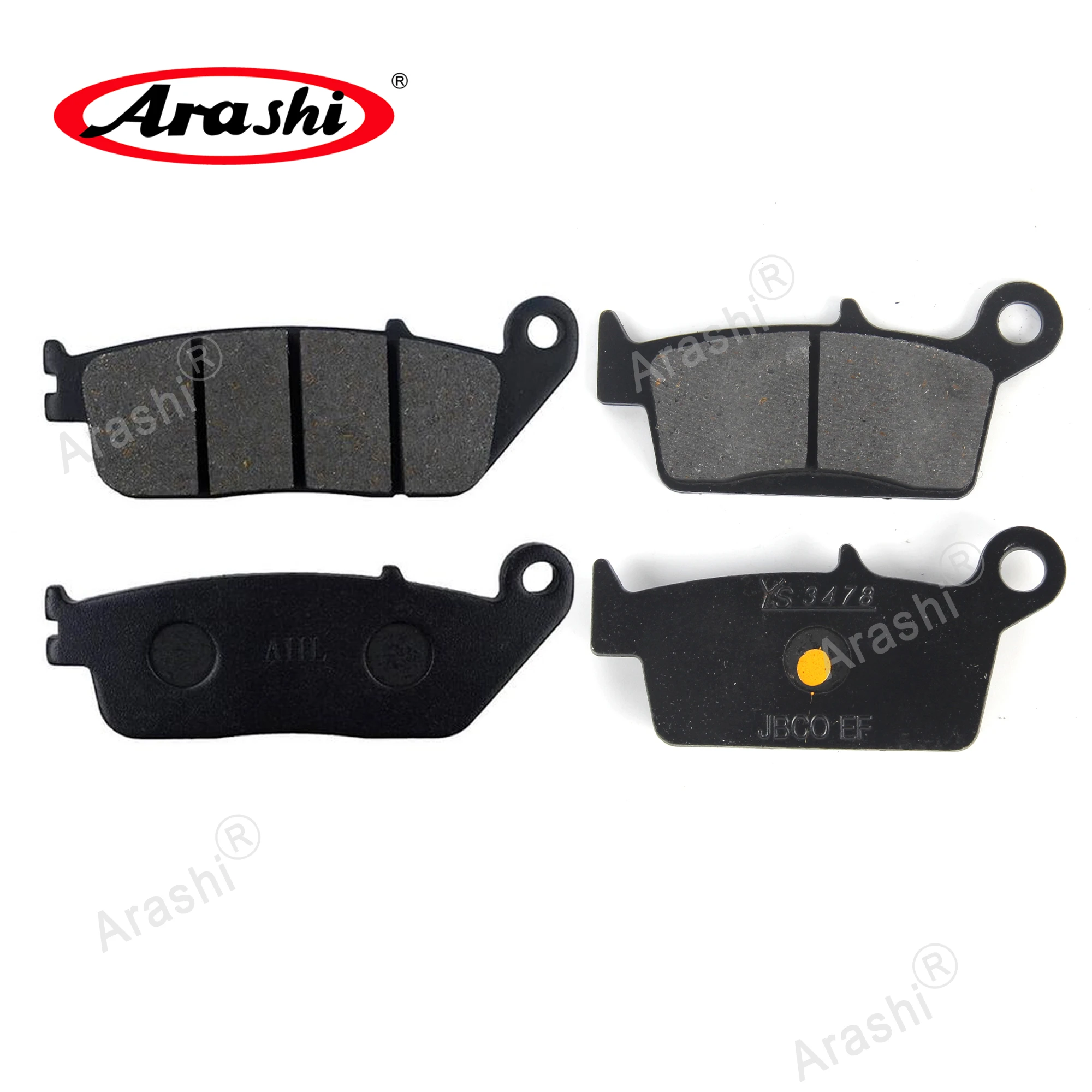 

Arashi Organic Front Rear Brake Pads For HONDA XR400M Supermotard 2006 2007 2008 Motorcycle Discs Pad XR 400 M
