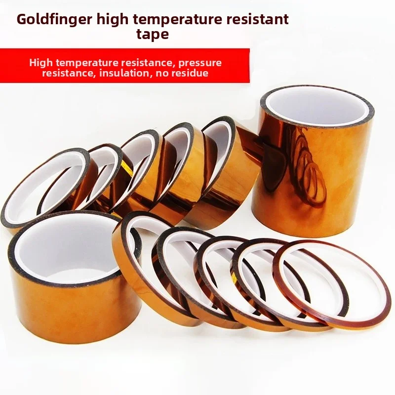 33M Polyimid-Klebeband Goldfinger-Tape für FPC/PCB-Reparatur - Hochtemperaturbeständig, Reißfest 10mm-25mm Breite Kapton-Klebeband