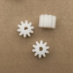 5PCS D Hole 3mm 1M 10T Nylon Plastic Gear