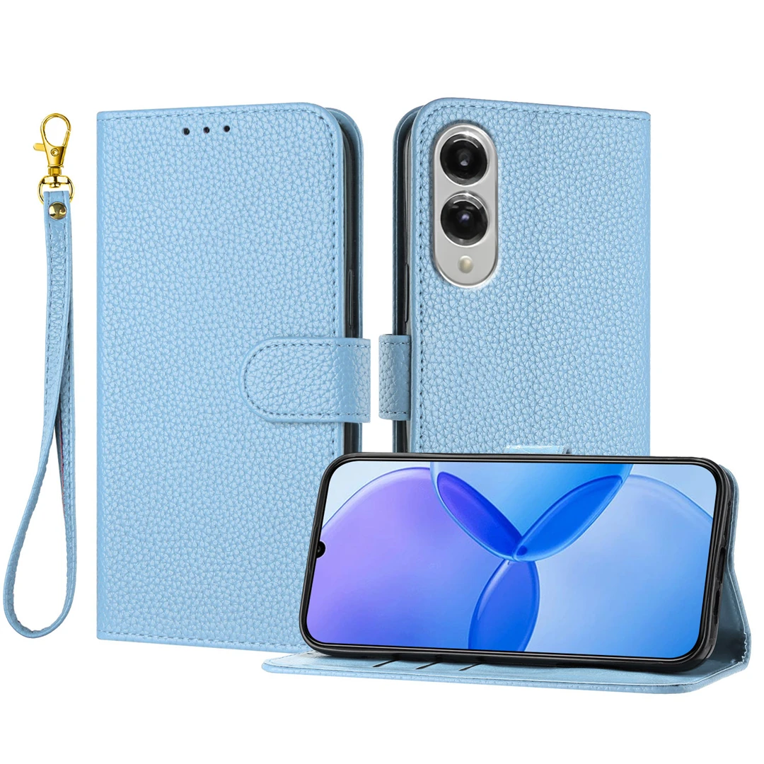

Кожаные флип-чехлы-кошельки из кожи личи для GALAXY A21S A22 A22S F42 A23 M23 F23 A24 A25 A31 A32 M32 Чехол для карты Минималистичный чехол