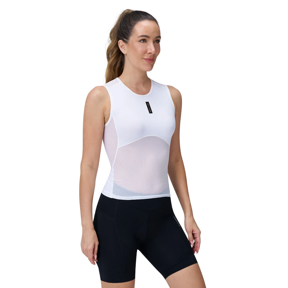 Chaleco de Ciclismo de malla transpirable para mujer, secado rápido, capas Base de ciclismo, deporte al aire libre, ropa interior sin mangas, Jersey