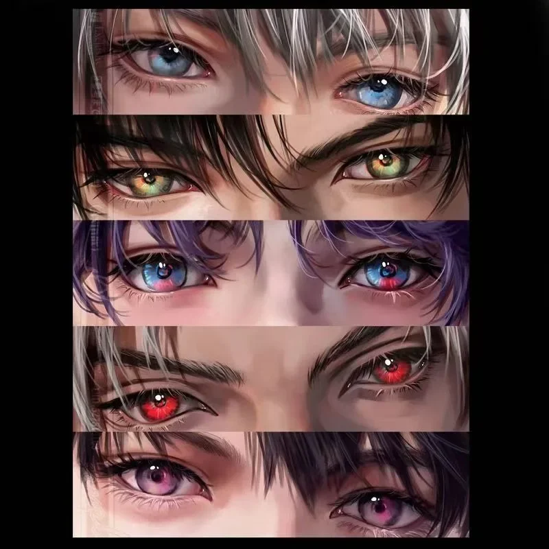 New 5Pcs/Set Game Love and Deepspace Peripherals Xavier Zayne Rafayel ralayo Sylus Caleb Bookmarks Figure Acrylic Eye Card Toy