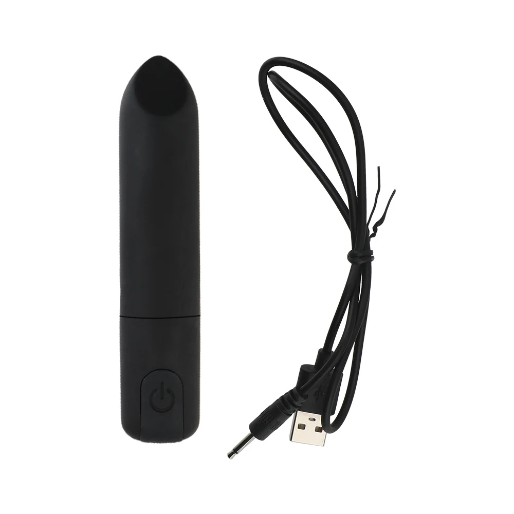 USB Rechargeable Mini Bullet Vibrator 10 Speed Waterproof G-spot Clitoris Stimulator Anal Dildo Vibrator Adult Sex Toy for Woman