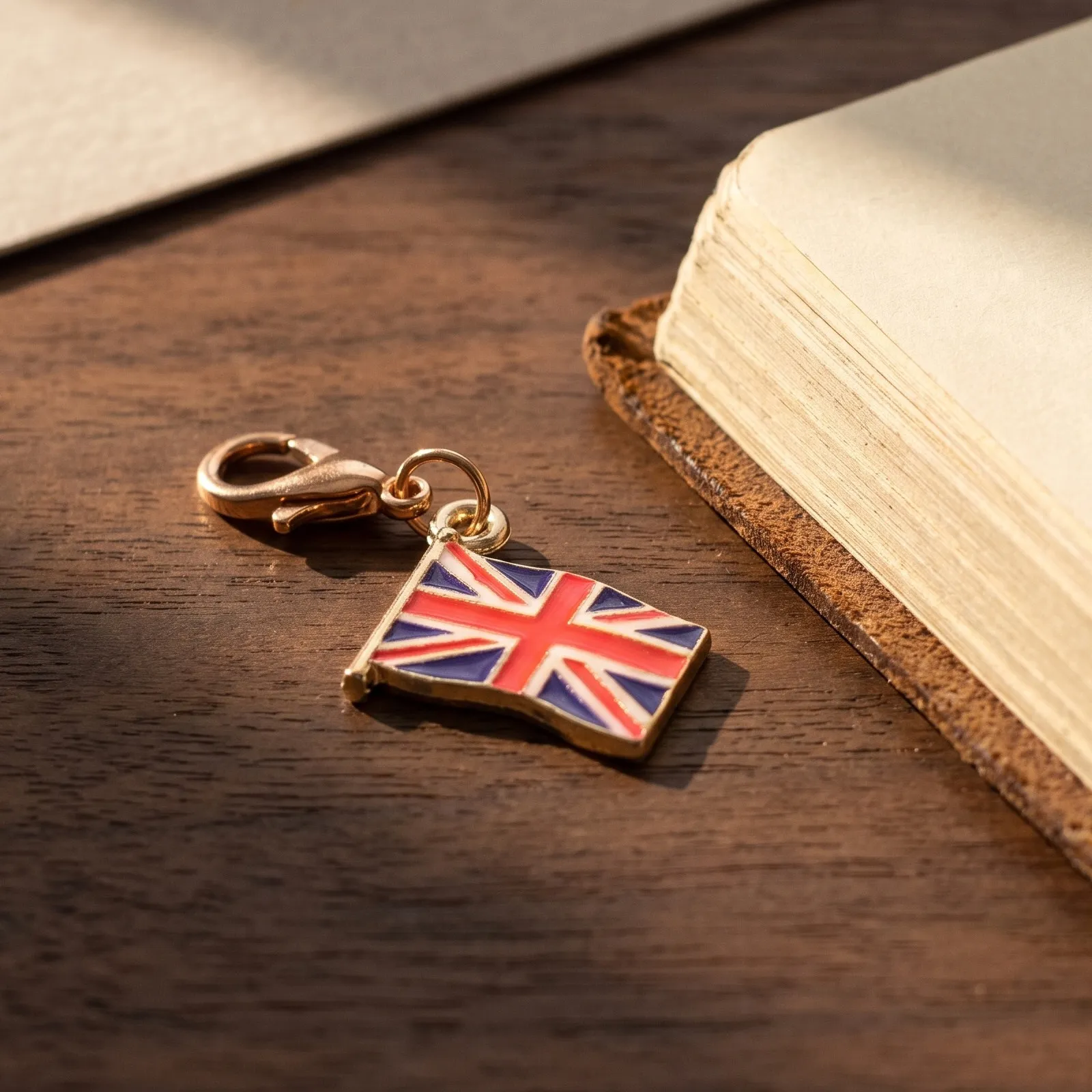 10 Pcs Flag Keychain Pendant Country Charms Car Ring British Party Favors Bag Hanging