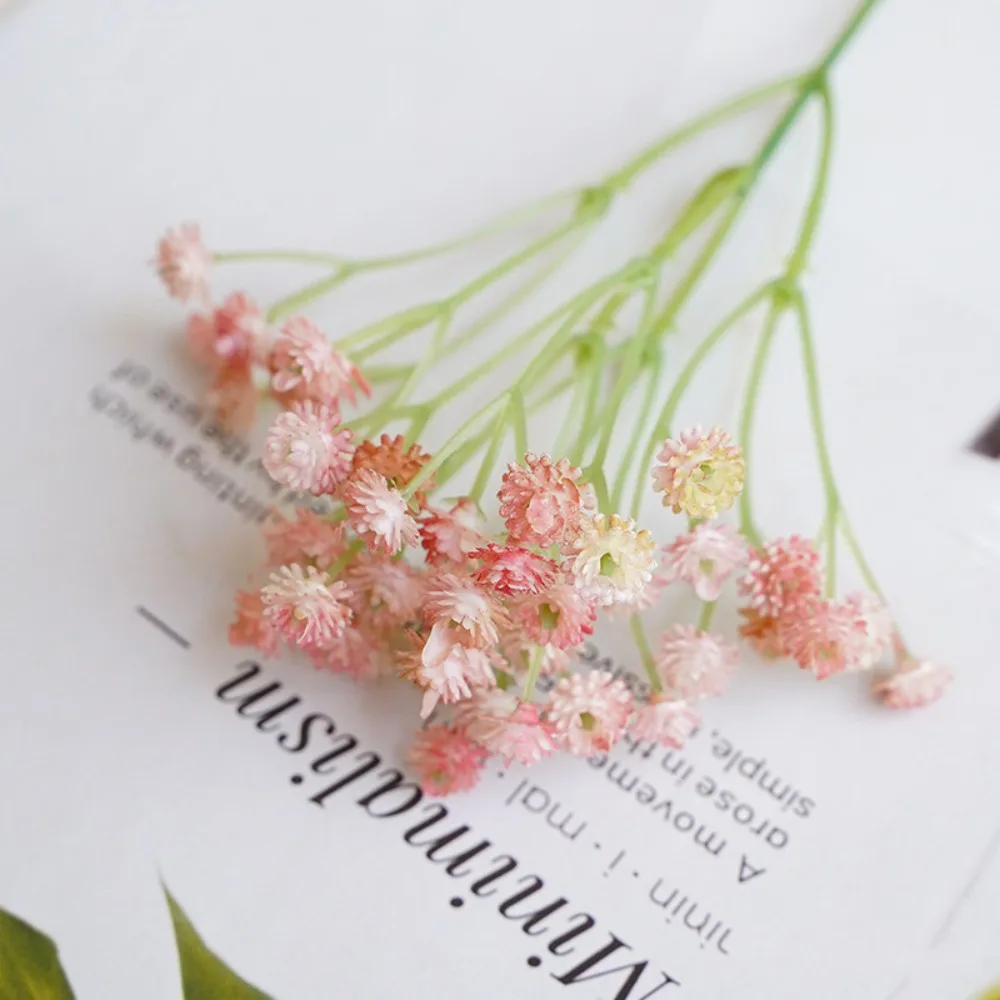 

3PCS Plastic Babies Breath Fake Flower Flower Arrangement Floral Bouquets DIY Accessories Gypsophila Flowers Photo Props