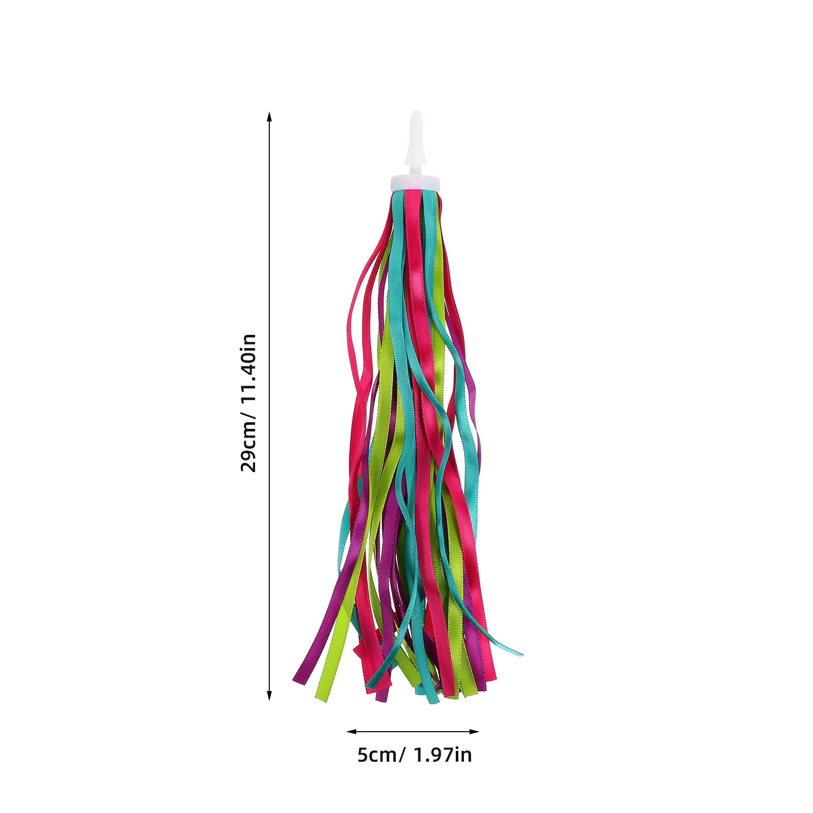 زوج واحد من أشرطة مقود الدراجة للأطفال الملونة اللامعة لملحقات حامل الدراجات ثلاثية العجلات #5
