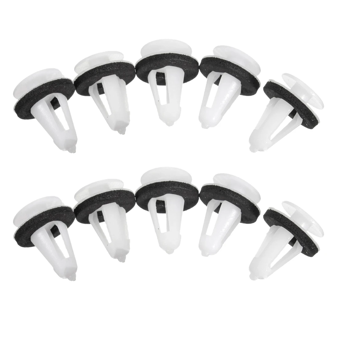 

10x Car Body Side Door Trim Card Fastener Retainers Panel Clamp Clips For VOLVO