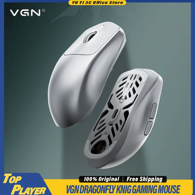 

Игровая мышь VGN Dragonfly KING, корпус из магниевого сплава, 8000 Гц, частота заката, Nearlink, защита от помех, 20000 кадров в секунду, датчик PAW3950