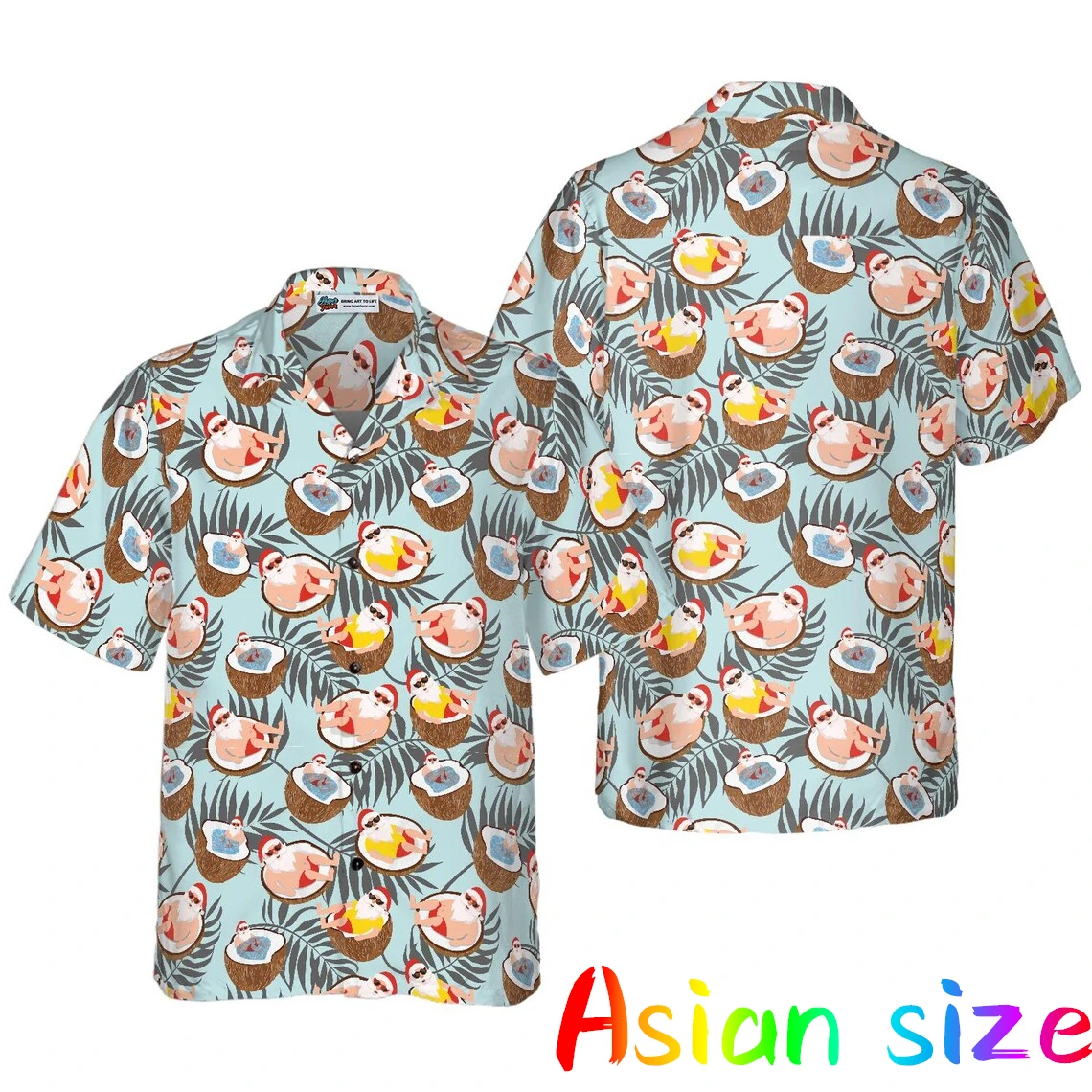 

2025 Модные осенние модные рубашки Санта-Клауса для праздничной вечеринки, гавайская рубашка с 3d принтом и коротким рукавом, свободная забавная блузка, рубашки в стиле аниме