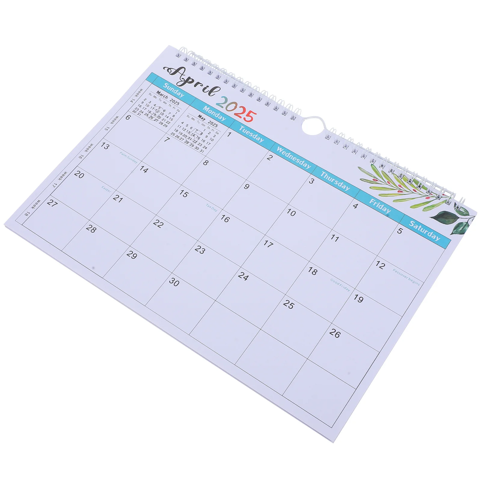 

Desk Calendar Academic Twin-wire Binding 2025 Daily Planning Annual Chinese Wall