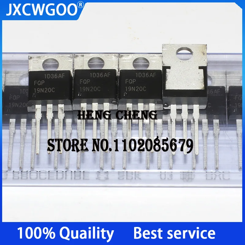 10PCS 100% New Original FQP19N20C FQP19N20 TO-220