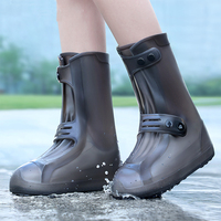 M-XXL Rain Shoe Cover Waterproof Anti-slip Outdoor Rain Boots Wear-resistant Rubber Overshoes for Women Men Shoes Accessories