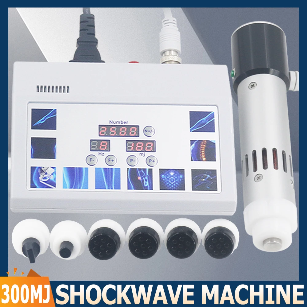 

300MJ Professional Shock Wave Therapy Machine For Erectile Dysfunction New ED Treatment Relieve Tendon Pain Shockwave Massager