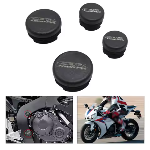 4PCS Chassis Plugs For HONDA CBR1000RR CBR1000 CBR 1000RR CBR1000 2021-2023 Motorcycle Frame Hole Cover Caps Plug Frame Cap