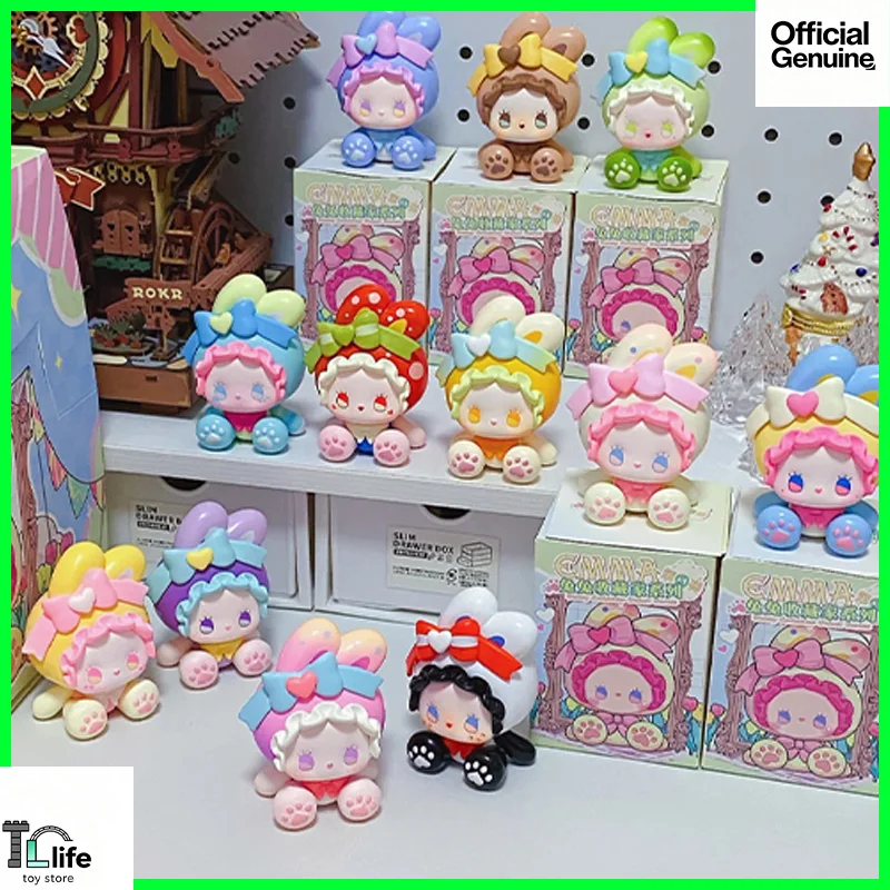 EMMA Bunny Collector Debut Series Mini Blind Box Kawaii Mystery Box Collectible Model Anime Figures Decor Toys Birthday Gifts