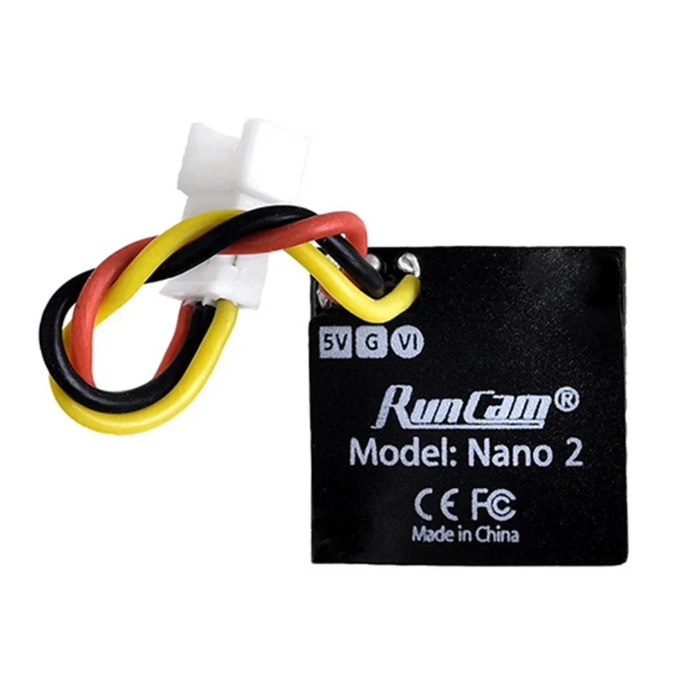 Câmera RunCam Nano 2 FPV 2,1 mm (M8) FOV 155 °   /1,8mm (M8) FOV 170 °   700TVL CMOS NTSC Mini para peças RC de drone de corrida FPV