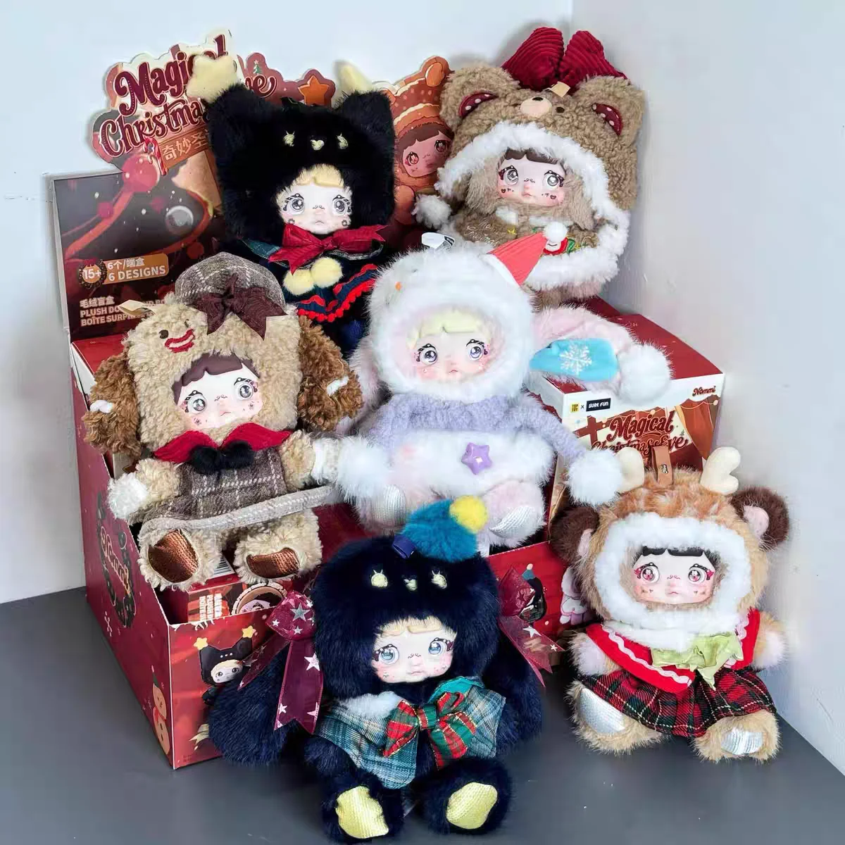 

Nommi Magical Christmas Eve Series Blind Box Nommi Vinyl Plush Keychain Surprise Bag Christmas Gift Plush Pendant Blindbox Toys