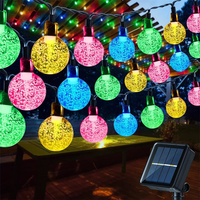 22M 200LED Solar String Lights Outdoor Wedding Party Decor Globe Lights Waterproof Solar Powered Patio Lights for Garden Yard