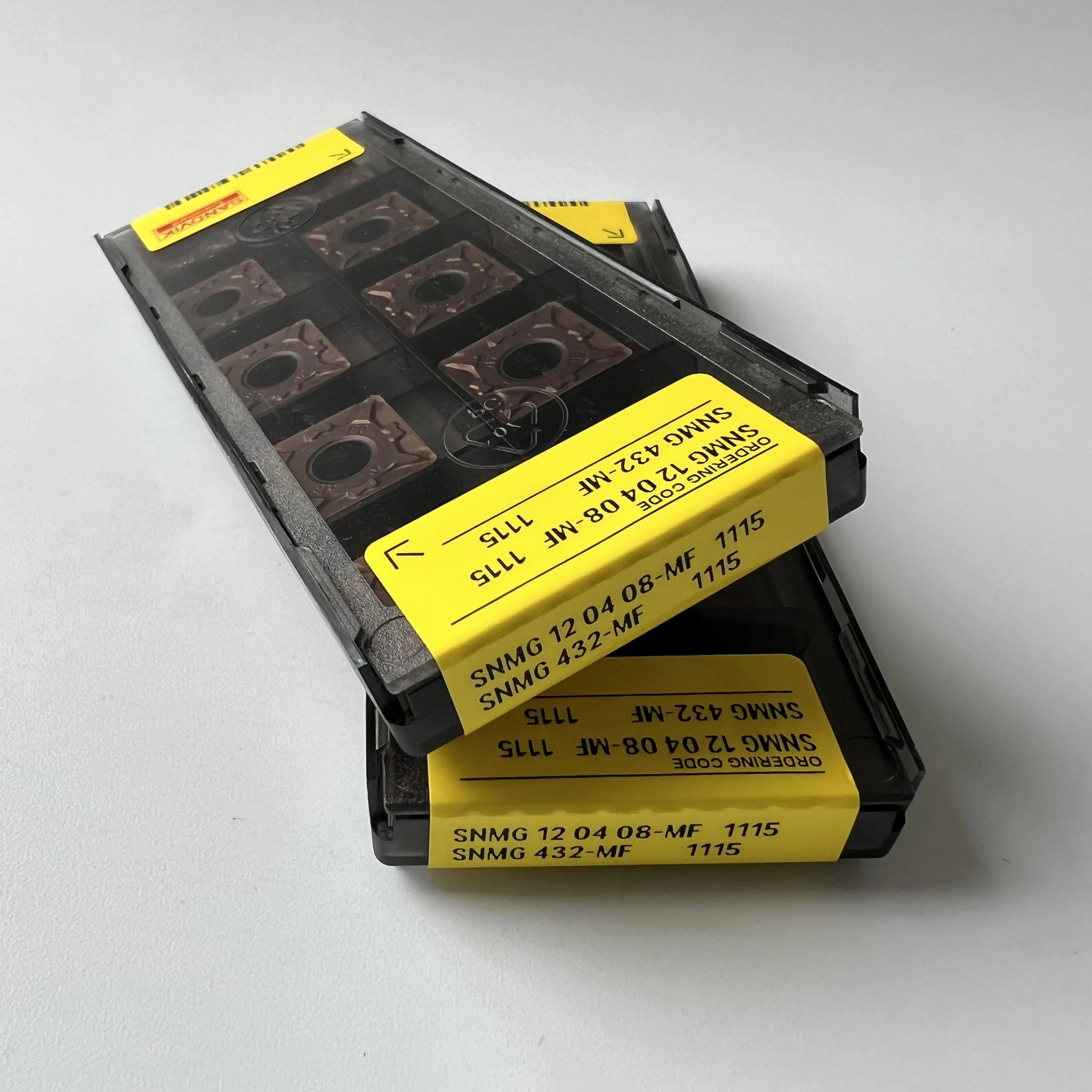 

10PCS Carbide inserts for lathe SNMG120408-MF 1115 1125