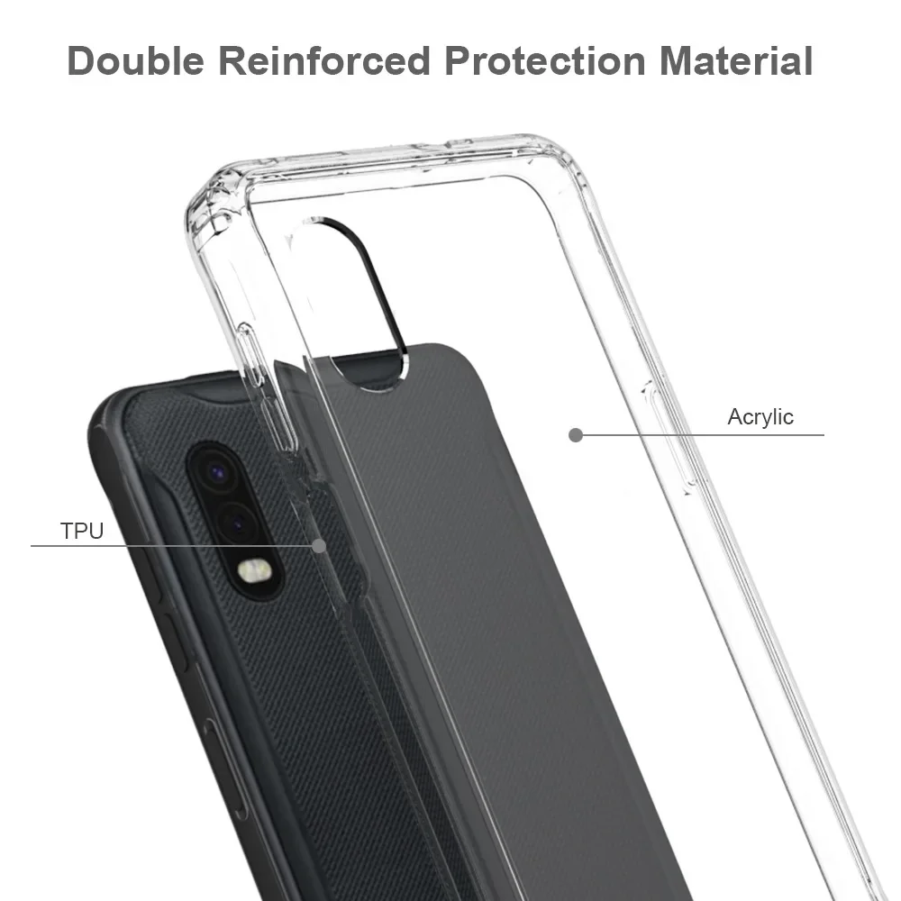 Hybrid TPU/PC Case For Samsung Galaxy Xcover Pro Fundas Capa Shockproof Shell Clear Back Cover For Samsung X Cover 6 Pro