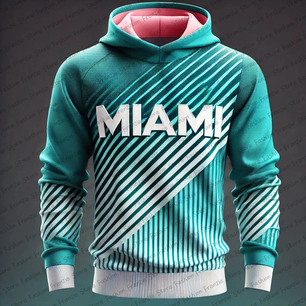 24-25 New Arrivals Children's Hoodies Kids Adults Breathable Sweatshirts Miami Special Edition Sports Clothing Family Clothes