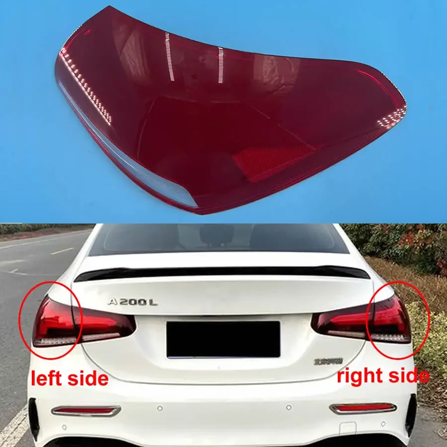 For Benz A-Class W177 A180L A200L 2019 2020 Sedan Rear Outer Tail Lamp Cover Parking Lights Shell Replace Original Lampshade