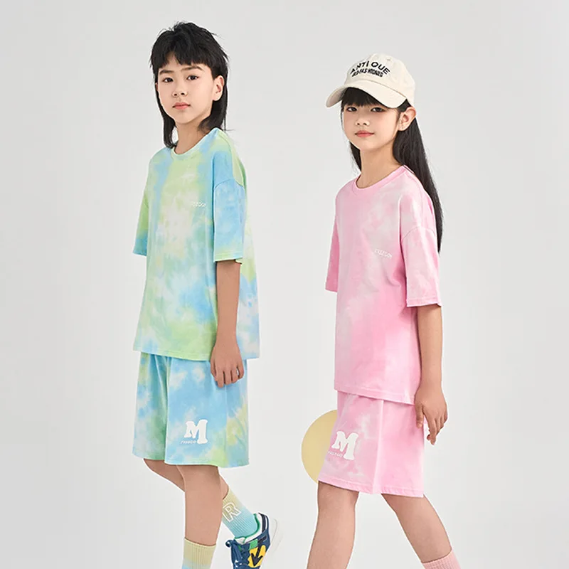 Boys Girls Clothing Sets Kids Toddler 5 to 6 7 8 9 10 11 12 13 14 Years Pink Green Blue Casual Children's Outfits for Teenagers