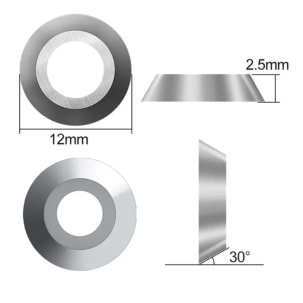 Turning Insert Round Chisel Cutter Round Chisel Cutter Wood Lathe Turning Tool For Easy Start Carbide Indexable Inserts