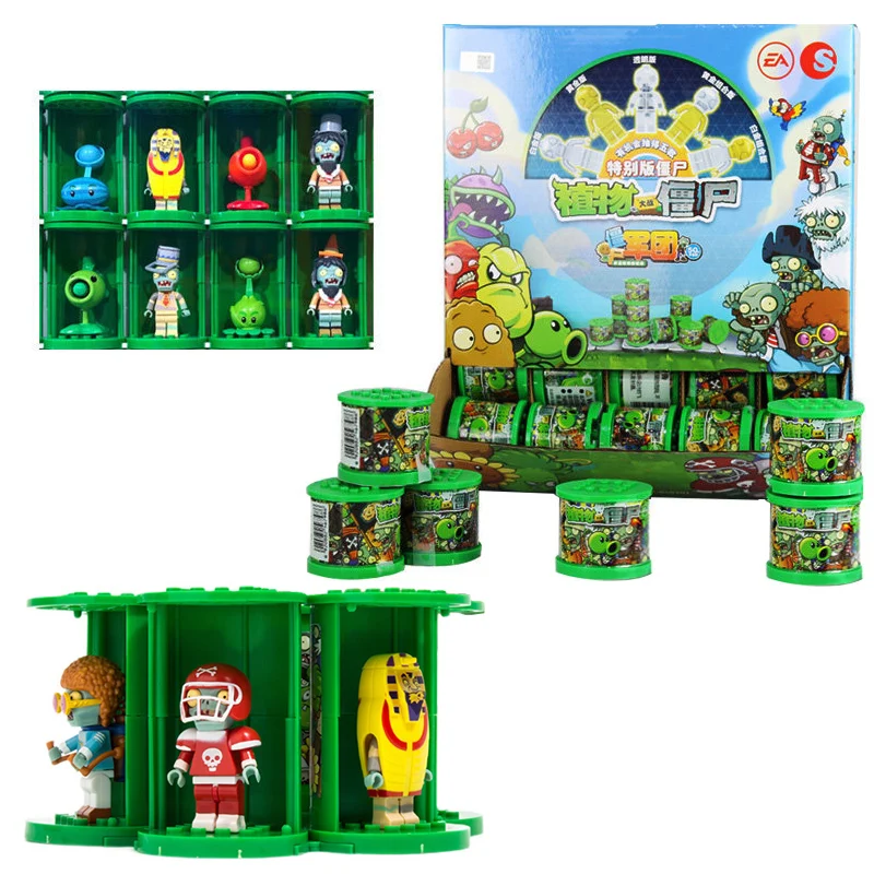 Anime Plants VS. Zombies Building Blocks Toys 50 Styles PVZ Action Figure Collection Toys For Kids Birthday Christmas Gift