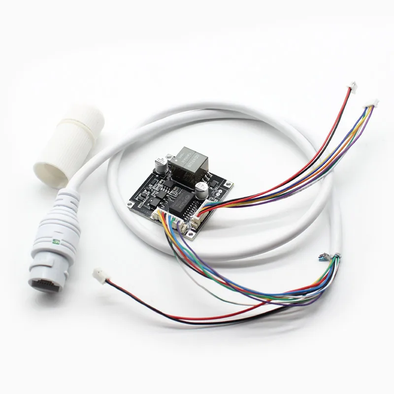 Moduł CCTV POE Płytka PCB Power Over Ethernet Wyjście 48V do 12V Inteligentny IEEE802.3af/at dla kamery ip z odpornym na warunki atmosferyczne kablem