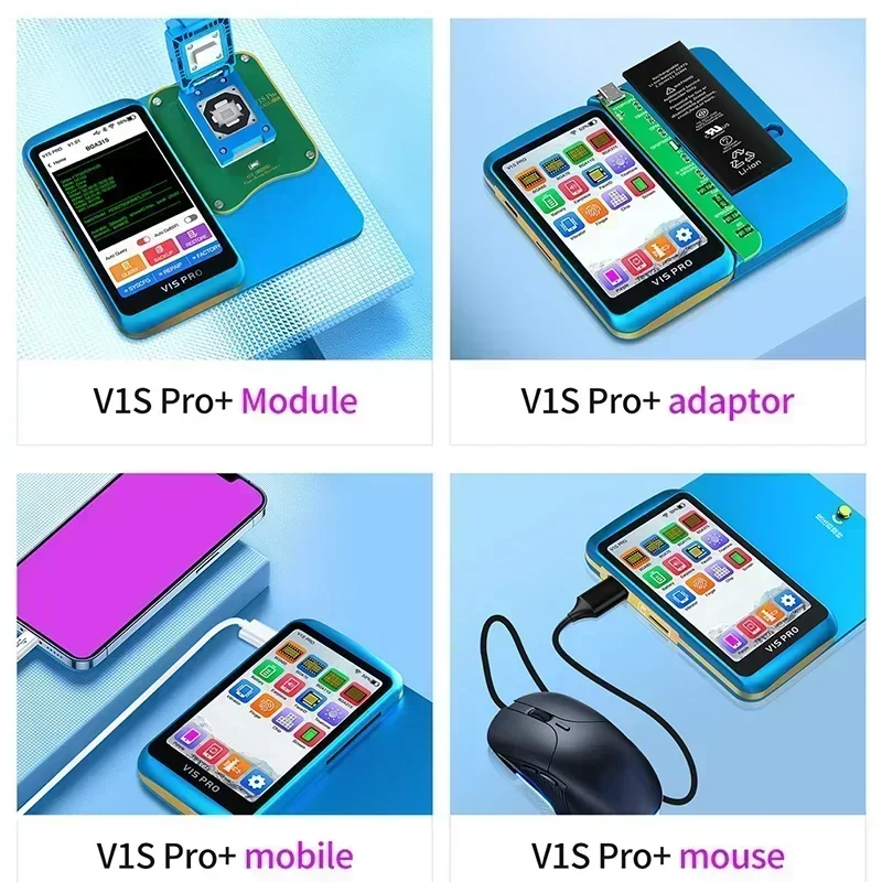 JC V1SPRO Programmer Rewrite Data for IPhone 6-14 Read Write &Format/Screen True Tone Fix  with BGA315 BGA110 BGA70 BGA60 Socket